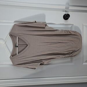 Batwing top with side ruching detail